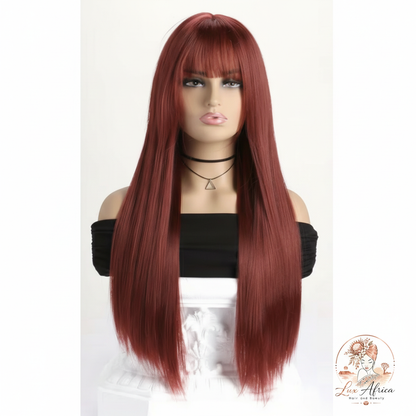 Lux Africa Long Straight Wig
